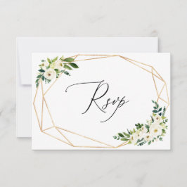 Cartões RSVP De Florestas Brancas Para Casamento