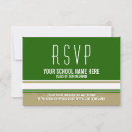 Cartões RSVP de Reunião de Estilo Moderno