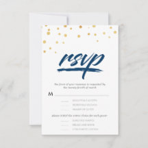 Cartões RSVP de Tipografia "Nós Fazemos" \ WEDDING