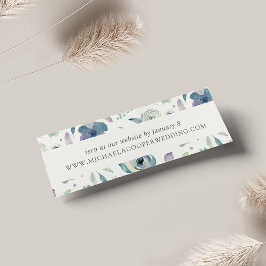 Cartões RSVP do Site de Casamento de Montanha