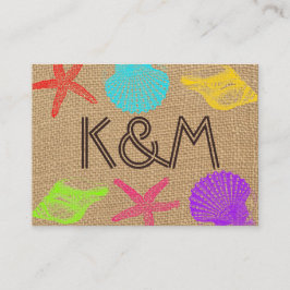 Cartões Rustic Seashore Wede Place