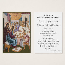 Cartões Sagrados Casamentos de Páscoas Ortodoxas B
