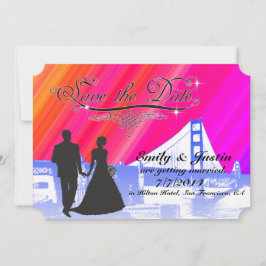 CARTÕES SALVE A DATA COM VISTA A SAN FRANCISCO