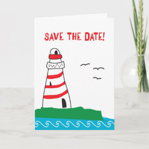 Cartões salve a data de farol