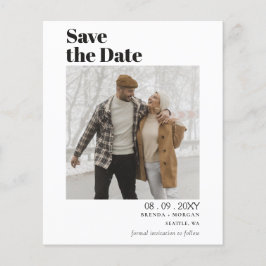 Cartões salve a data de Fotografia Moderna Simples