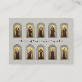 Cartões santamente dos padres carmelitas católicos