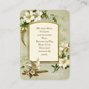 Cartões Santos da Ressurreição da Páscoa Oração Pa