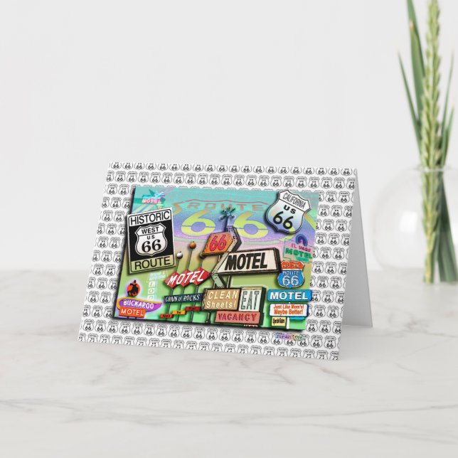 Cartões Saudáveis - Rota 66 A Estrada-Mãe 18SQ (Frente)