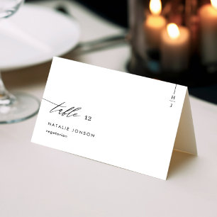 Cartões Simples De Casamento Com Escolha De Refeiç