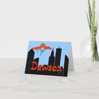 Cartões Super Hero Note