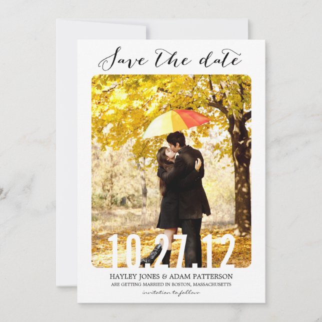 Cartões SWEET Save The Date (Frente)