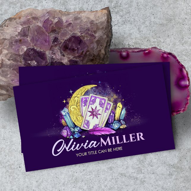 Cartões Tarot / Oracle com Lua e Cristais (Criador carregado)