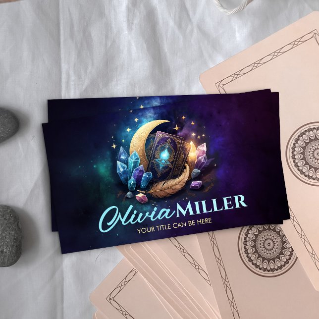 Cartões Tarot / Oracle com Lua e Cristais (Criador carregado)