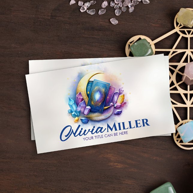 Cartões Tarot / Oracle com Lua e Cristais (Criador carregado)