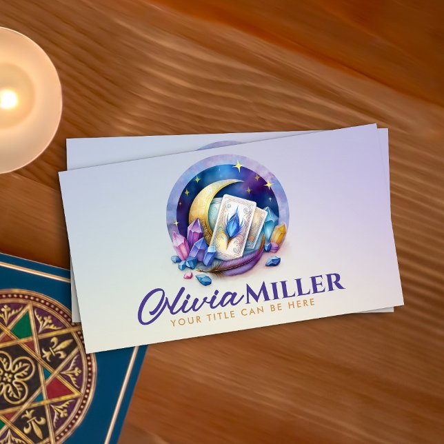 Cartões Tarot / Oracle com Lua e Cristais (Criador carregado)