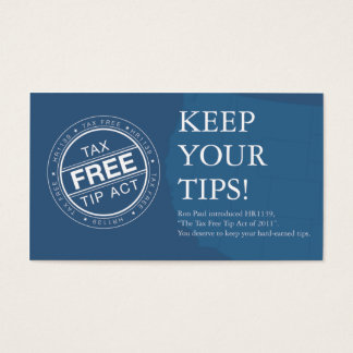Cartões TaxFreeTipAct.com