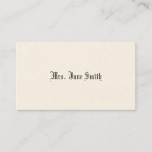 Cartões telefónicos simples do Victorian