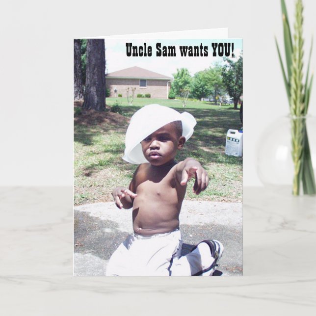 Cartões - Tio Sam Quer Você (imbecil) (Frente)