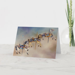 Cartões - Três Cavalos Carrossel