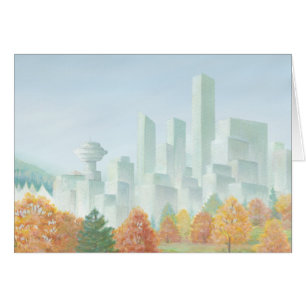 Cartões Vancouver BC Souvenir Cartões de Arte Vanc