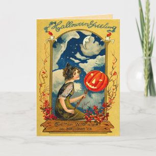 Cartões Vintage Halloween