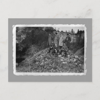 Cartões vitelares - Homens WW2 na colina