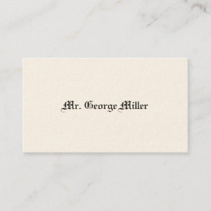 Cartões Vitorianos de Chamada de Cavalheiros