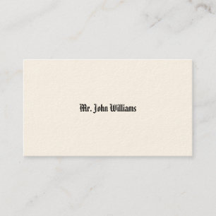 Cartões vitorianos simples