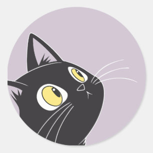 Cartografia de Gato Preto-Cinto-Gato - Adesivo par