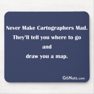 Cartógrafos Mousepad louco