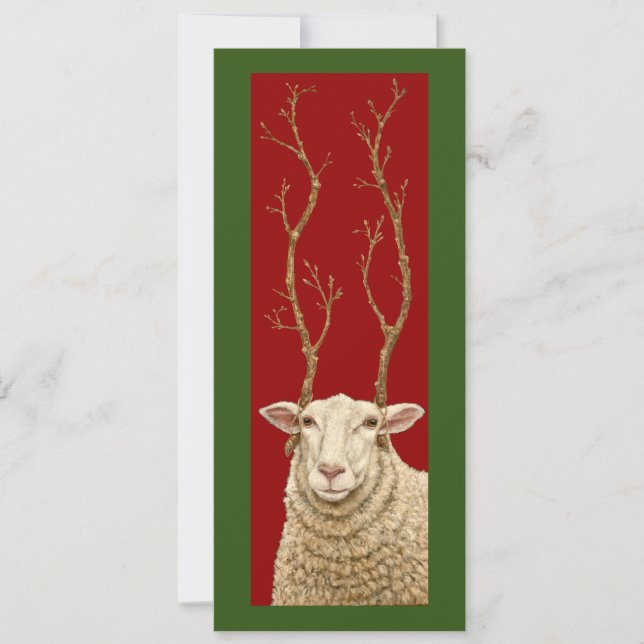 Cartola de Natal de grandes ovinos (Frente)