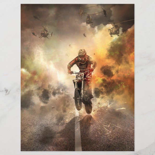 Cartolina legal Motocross (Frente)