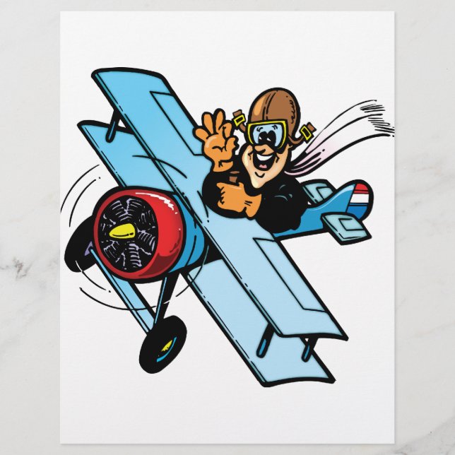 Cartoon Biplane (Frente)