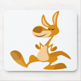 Cartoon Bonito Dançando Kangaroo Mousepad