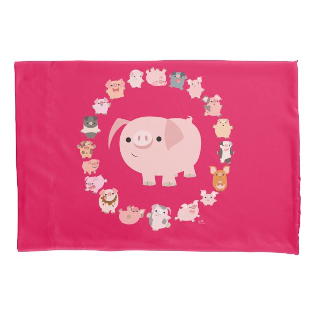 Cartoon Bonito Pig Mandala (Frente)