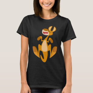 Cartoon Bonito Pulando Kangaroo Mulheres T-Shirt
