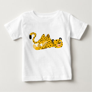 Cartoon Bonito Queijo Camiseta Bebê
