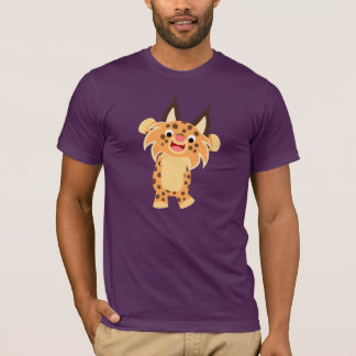 Cartoon Bonito Spunky Bobcat T-Shirt