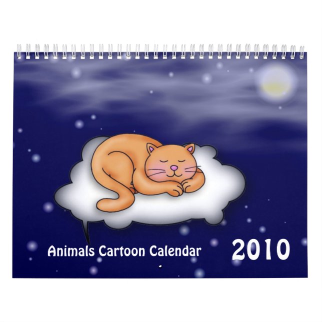 Cartoon de Animais 2010 Calendário (Capa)