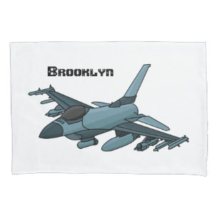 Cartoon de avião de combate militar