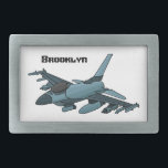 Cartoon de avião de combate militar<br><div class="desc">Para fãs de aviões de combate. Este design apresenta um jato militar no estilo de ilustração de desenhos animados.</div>