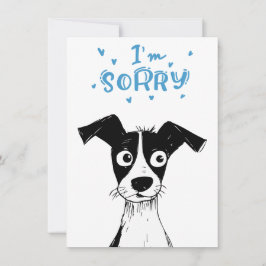 Cartoon de Cachorro Bonito Cartão de Aniversário E