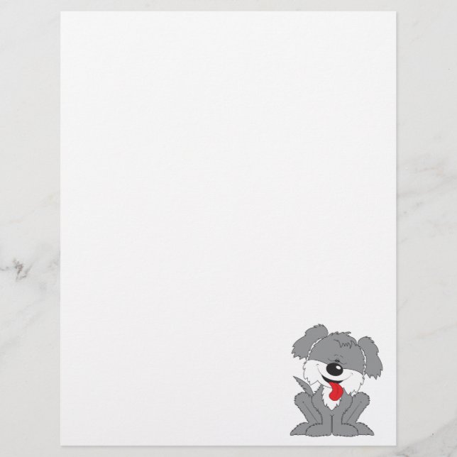 Cartoon de Cãozinho Bonito (Frente)