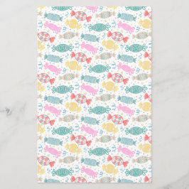 Cartoon de cores festivas multicolores