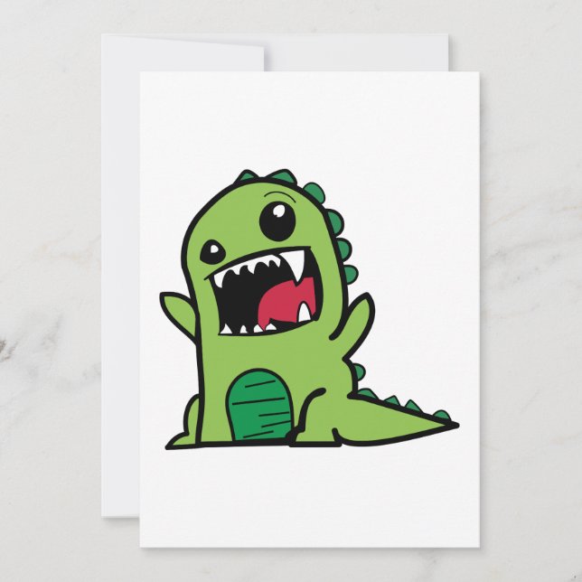 Cartoon de dinossauro bebê (Frente)