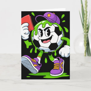 Cartoon de Futebol Byll Drip Cartão Vermelho Diver
