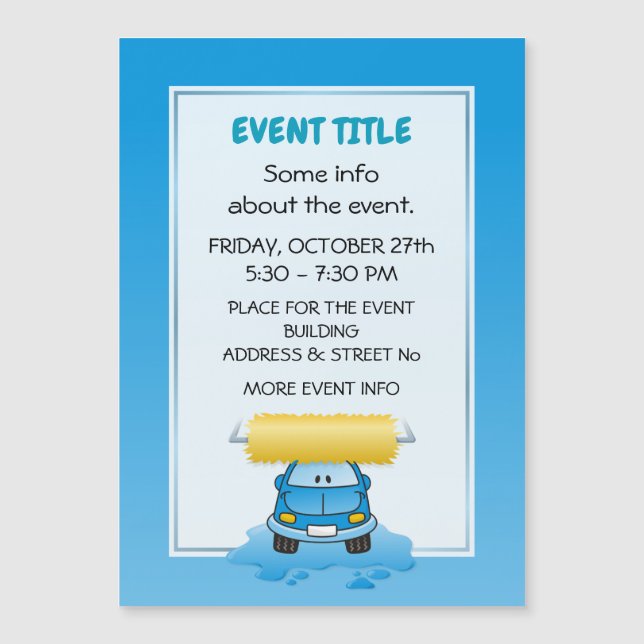 Cartoon de lavagem (Frente)