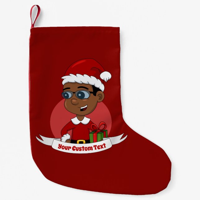 Cartoon de natal, meia natal pequena (Frente)