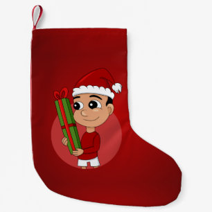 Cartoon de natal, meia natal pequena