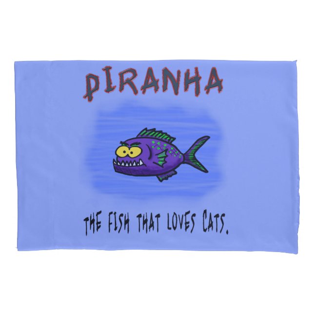 Cartoon de peixe Piranha (Frente)
